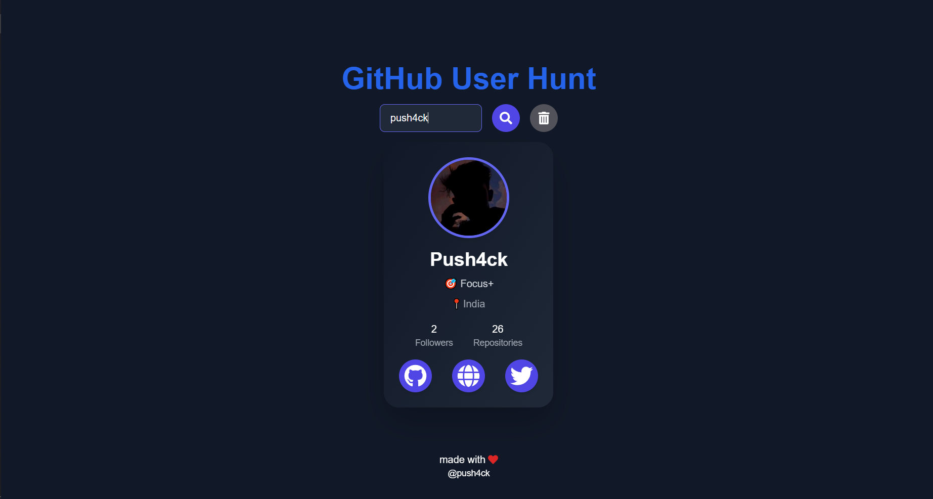 github user finder